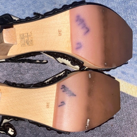 YSL Saint Laurent Polka Dot Heels - Picture 4 of 4